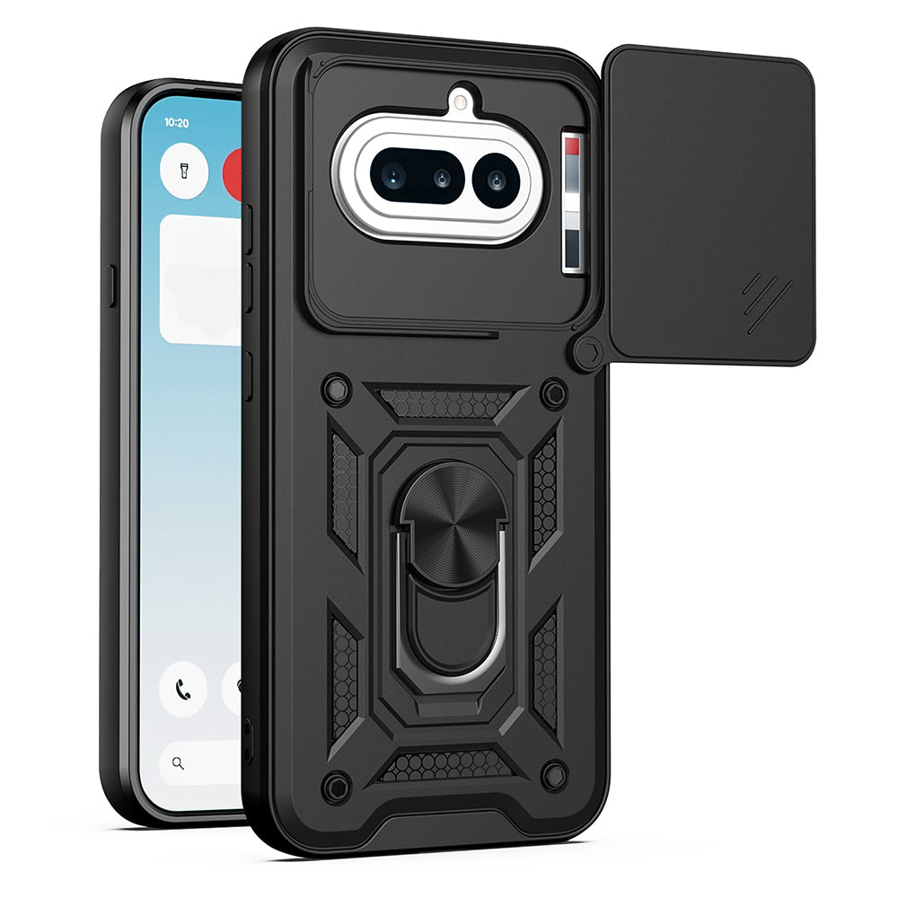 Futrola za Nothing Phone (4a), Techsuit, CamShield, Crna