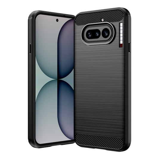 Futrola za Nothing Phone (4a), Techsuit, Karbon, Crna