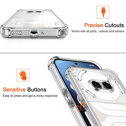 Futrola za Nothing Phone (4a), Techsuit, Shockproof Clear, Prozirna