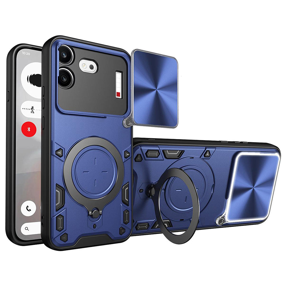 Maska za Nothing Phone (4b), Techsuit, CamGuard Pro, Plava