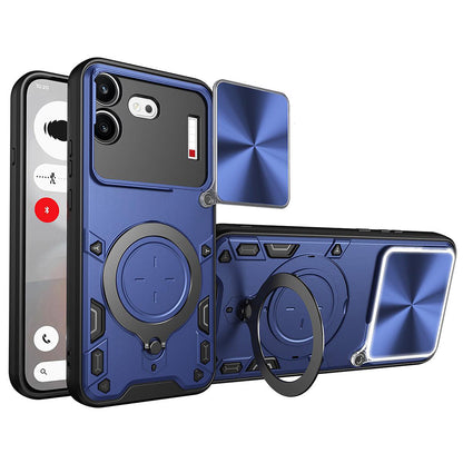Maska za Nothing Phone (4b), Techsuit, CamGuard Pro, Plava