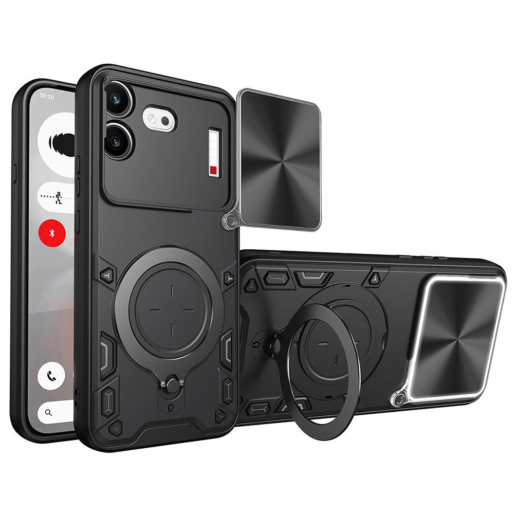 Maska za Nothing Phone (4b), Techsuit, CamGuard Pro, Crna