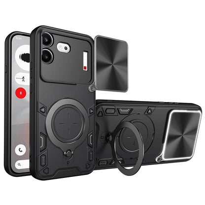 Maska za Nothing Phone (4b), Techsuit, CamGuard Pro, Crna