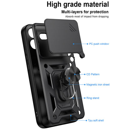 Maska za Nothing Phone (4b), Techsuit, CamShield, Plava