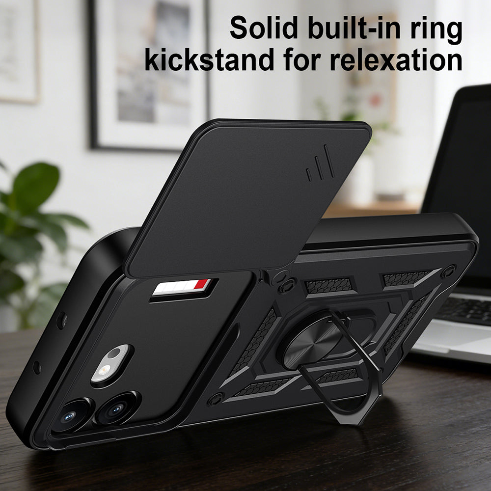 Maska za Nothing Phone (4b), Techsuit, CamShield, Crna