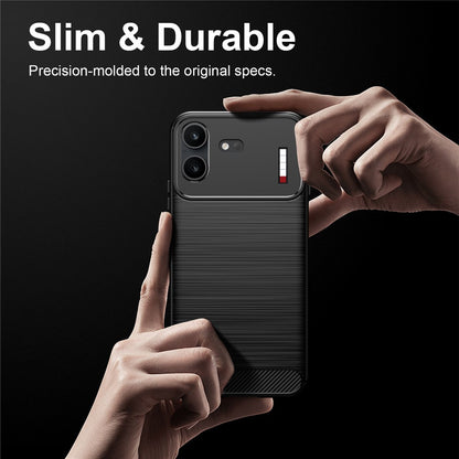 Maska za Nothing Phone (4b), Techsuit, Karbon, Crna