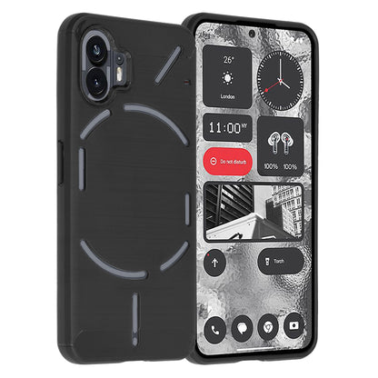 Maska za Nothing Phone (2), Techsuit, Karbon, Crna