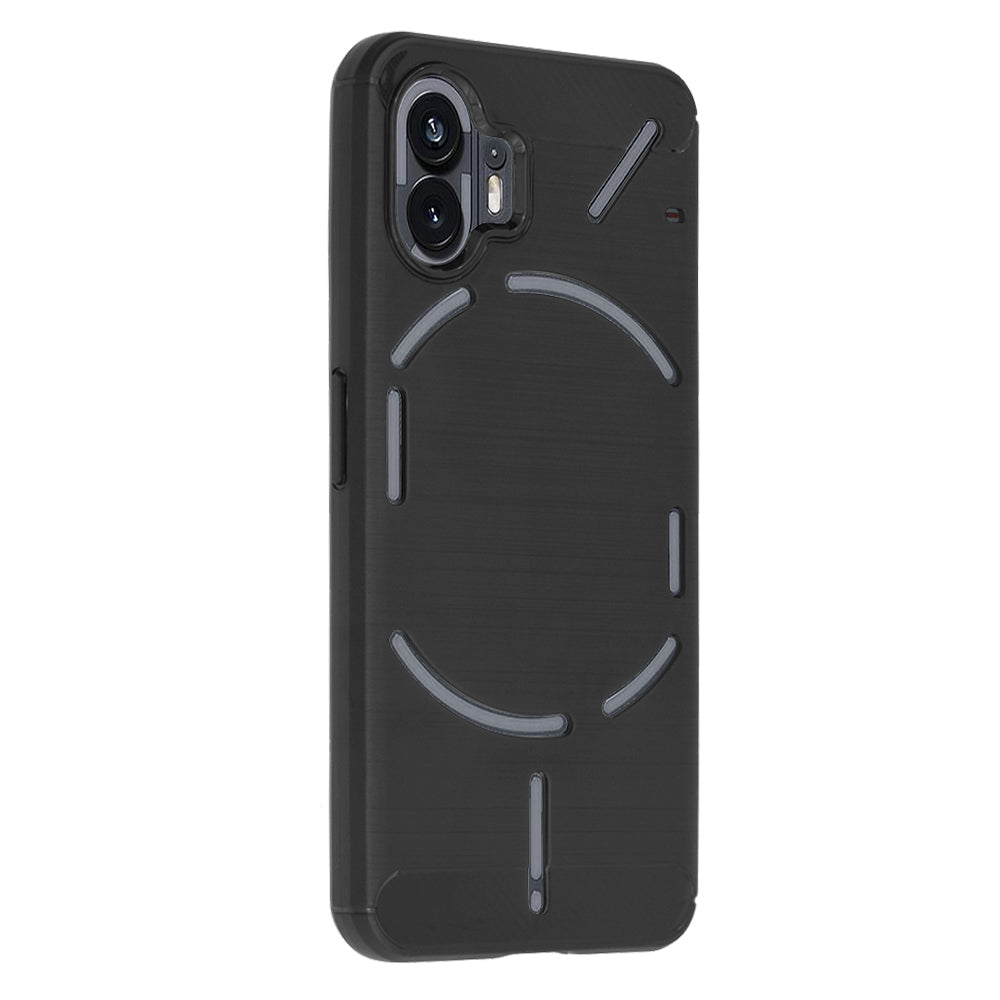 Maska za Nothing Phone (2), Techsuit, Karbon, Crna