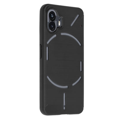 Maska za Nothing Phone (2), Techsuit, Karbon, Crna