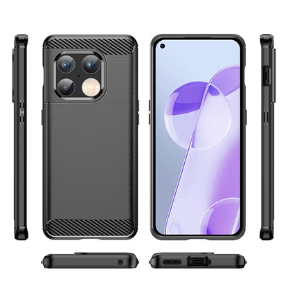 Maska za OnePlus 10 Pro, Techsuit, Karbon, Crna