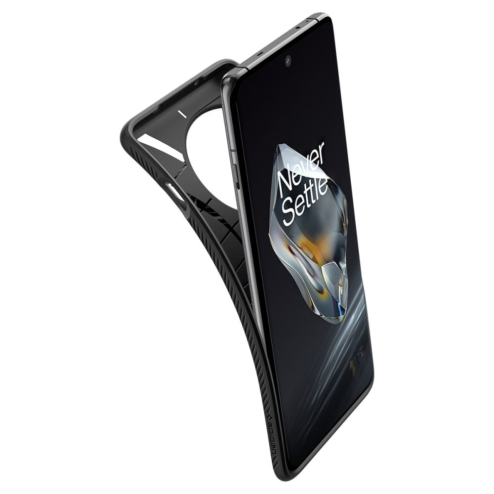 Futrola za OnePlus 12, Spigen, Liquid Air, Crna ACS07375