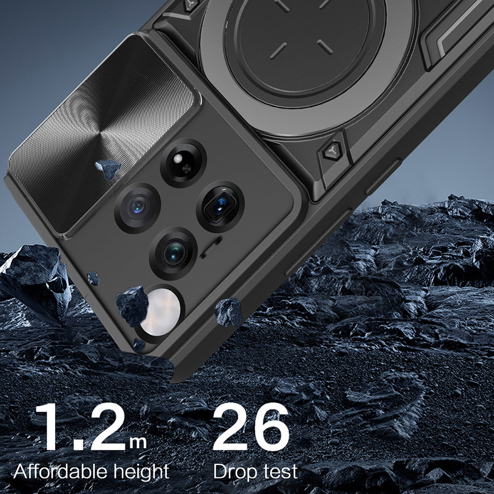 Maska za OnePlus 12, Techsuit, CamGuard Pro, Crna