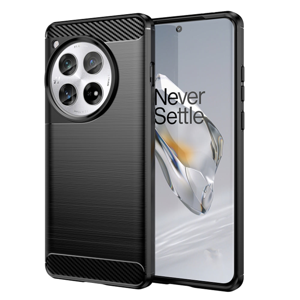 Maska za OnePlus 12, Techsuit, Karbon, Crna