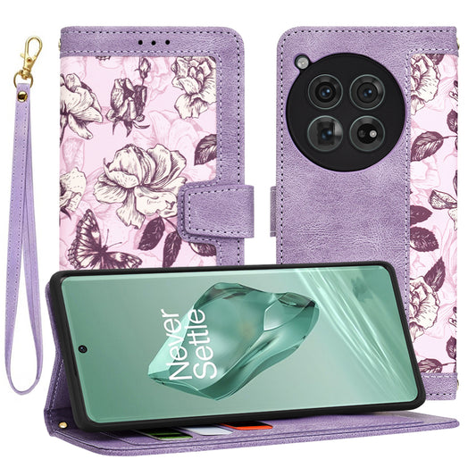 Maska za OnePlus 12, Techsuit, FlipCraft, Ljubičasta