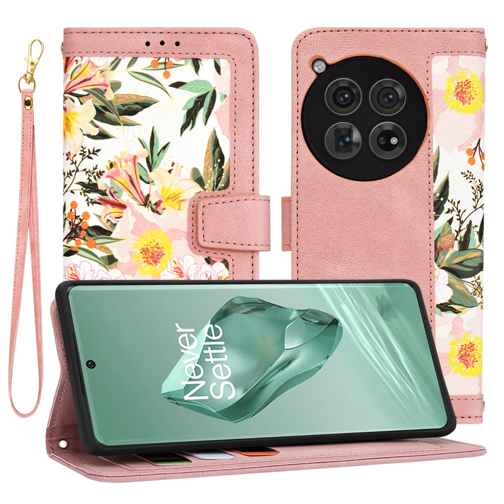 Maska za OnePlus 12, Techsuit, FlipCraft, Roza
