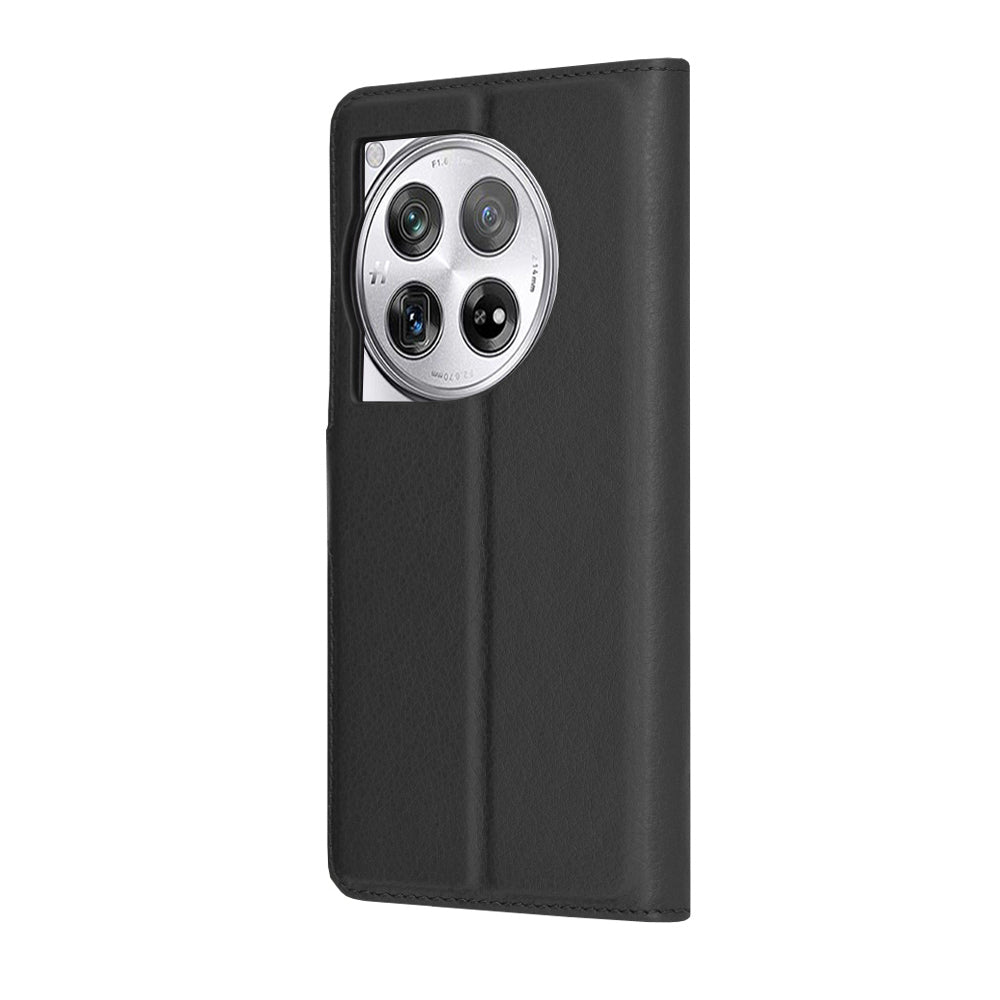 Futrola za OnePlus 12, Techsuit, Kožna Folio, Crna