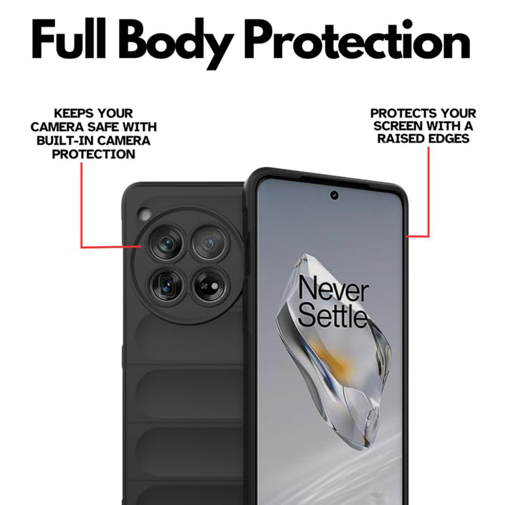 Maska za OnePlus 12, Techsuit, Magic Shield, Crna