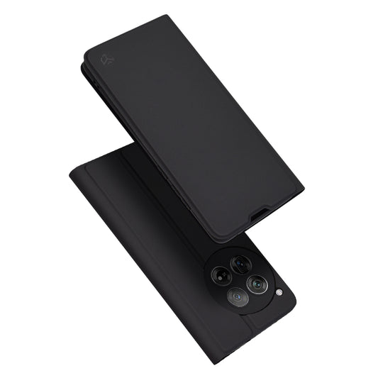 Maska za OnePlus 12, Techsuit, Magskin Book, Crna