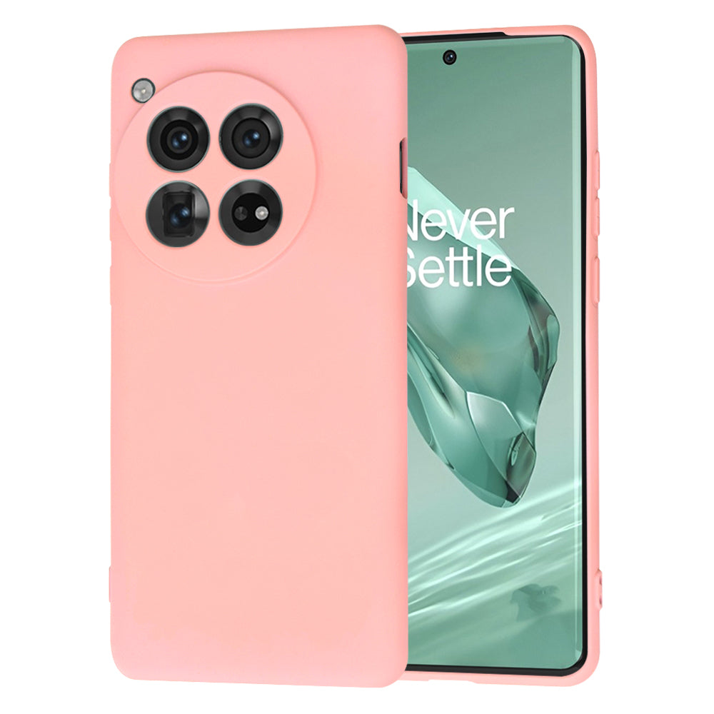 Maska za OnePlus 12, Techsuit, SoftFlex, Svijetlo Roza