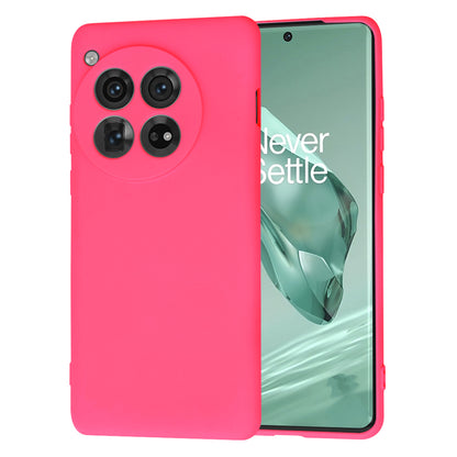 Maska za OnePlus 12, Techsuit, SoftFlex, Tamno Roza