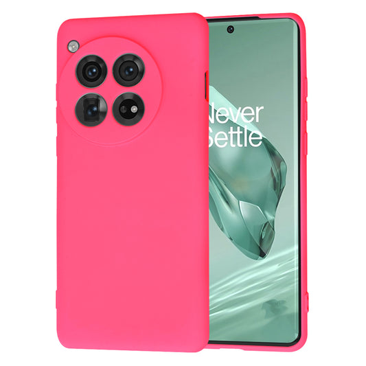 Maska za OnePlus 12, Techsuit, SoftFlex, Tamno Roza