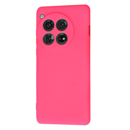 Maska za OnePlus 12, Techsuit, SoftFlex, Tamno Roza