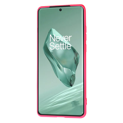 Maska za OnePlus 12, Techsuit, SoftFlex, Tamno Roza
