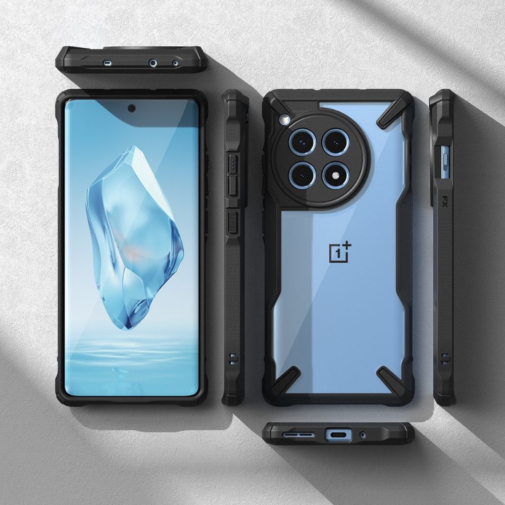 Futrola za OnePlus 12R, Ringke, Fusion X, Crna