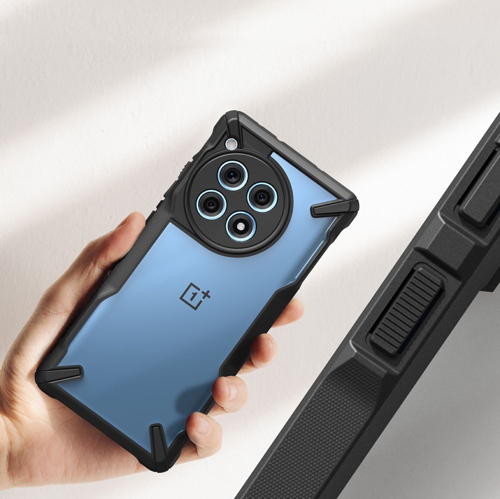 Futrola za OnePlus 12R, Ringke, Fusion X, Crna