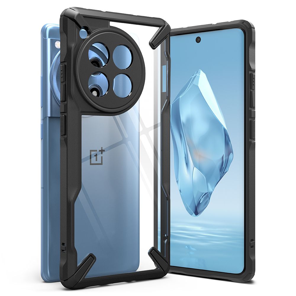 Futrola za OnePlus 12R, Ringke, Fusion X, Crna