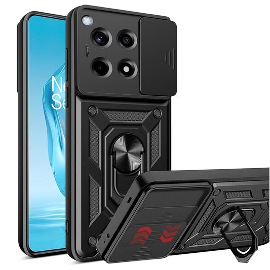 Maska za OnePlus 12R, Techsuit, CamShield, Crna
