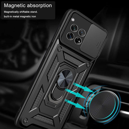 Maska za OnePlus 12R, Techsuit, CamShield, Crna