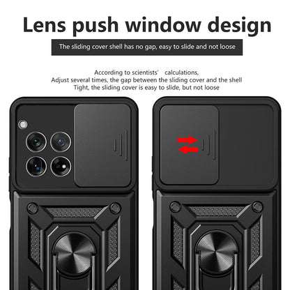 Maska za OnePlus 12R, Techsuit, CamShield, Crna