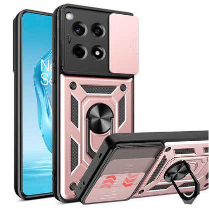 Maska za OnePlus 12R, Techsuit, CamShield, Roza