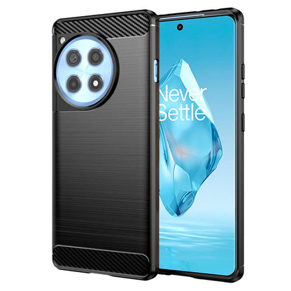 Maska za OnePlus 12R, Techsuit, Karbon, Crna