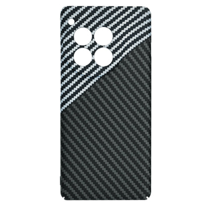 Maska za OnePlus 12R, Techsuit, Carbonite FiberShell, Crno Siva