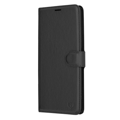 Futrola za OnePlus 12R, Techsuit, Kožna Folio, Crna