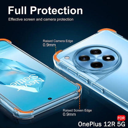 Maska za OnePlus 12R, Techsuit, Shockproof Clear, Prozirna