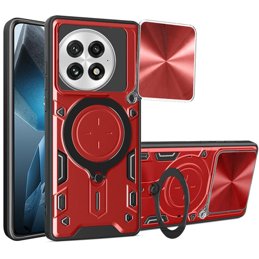 Maska za OnePlus 13, Techsuit, CamGuard Pro, Crvena