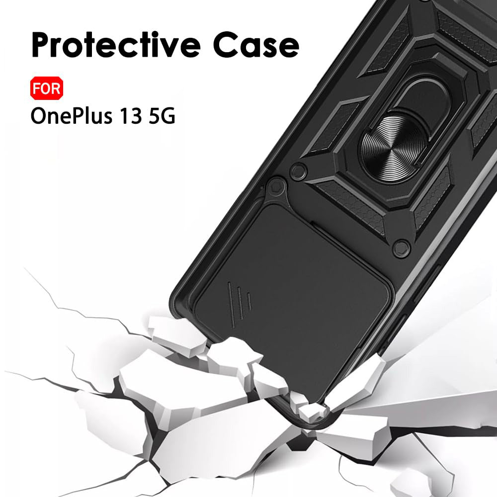 Maska za OnePlus 13, Techsuit, CamShield, Crna