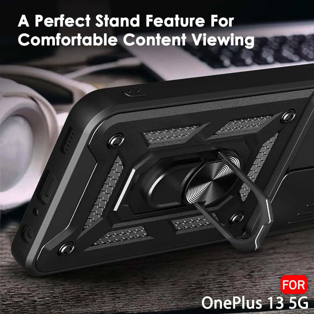Maska za OnePlus 13, Techsuit, CamShield, Crna