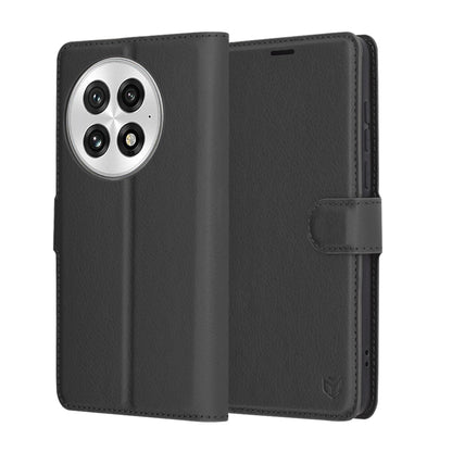 Futrola za OnePlus 13, Techsuit, Kožna Folio, Crna