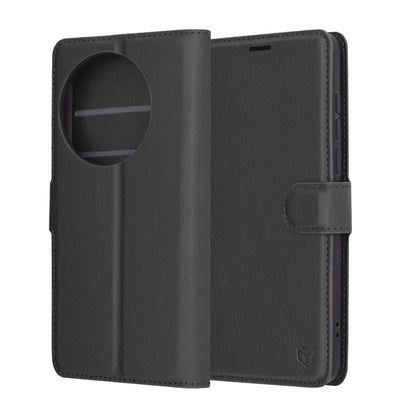 Futrola za OnePlus 13, Techsuit, Kožna Folio, Crna