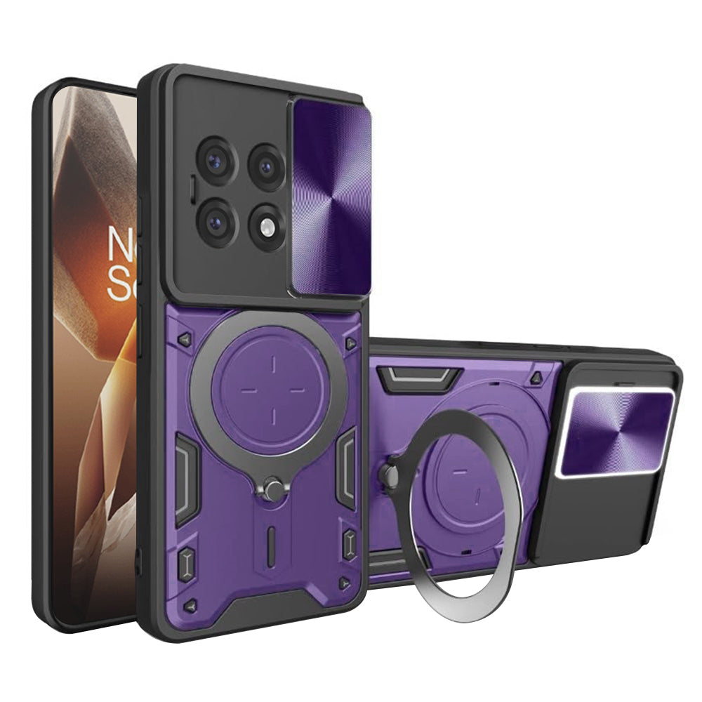 Maska za OnePlus 13R, Techsuit, CamGuard Pro, Ljubičasta