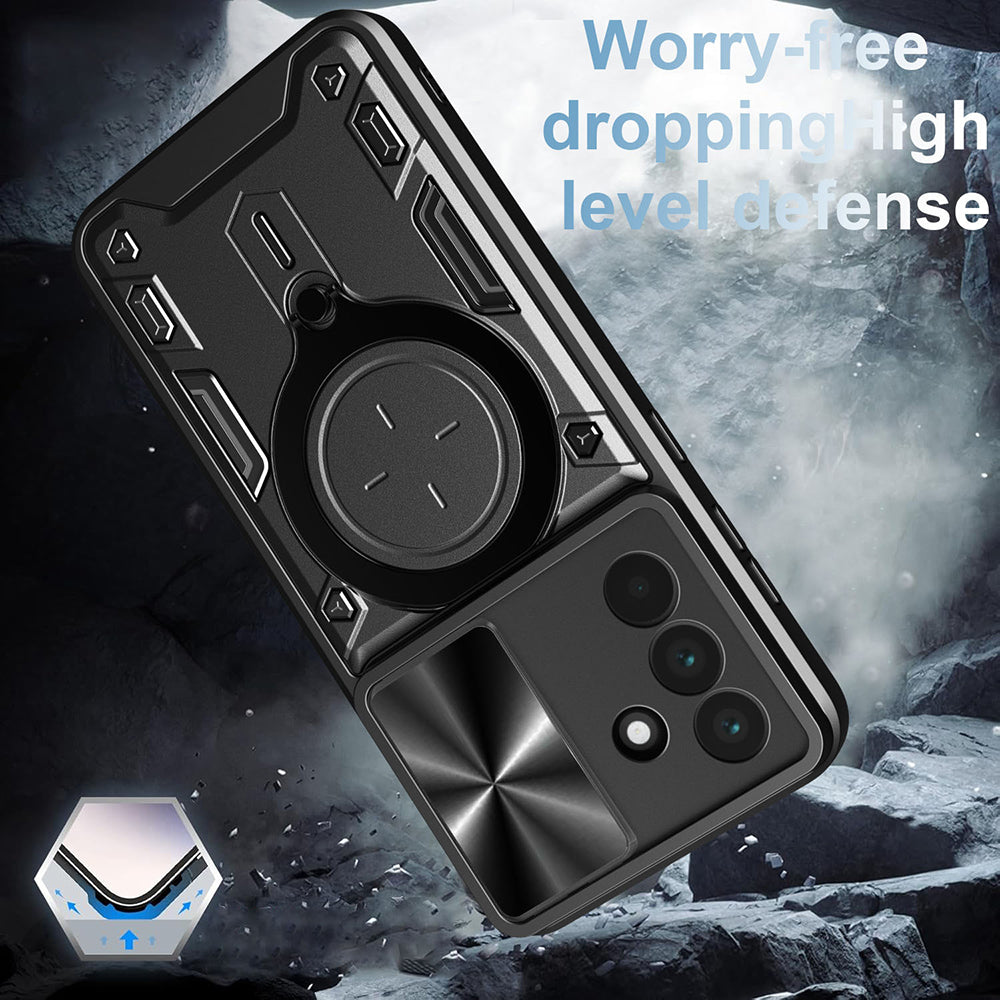 Maska za OnePlus 13R, Techsuit, CamGuard Pro, Ljubičasta