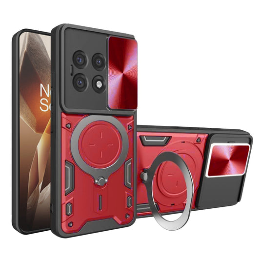 Maska za OnePlus 13R, Techsuit, CamGuard Pro, Crvena