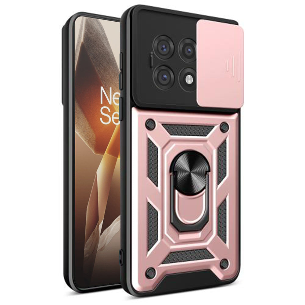 Maska za OnePlus 13R, Techsuit, CamShield, Roza