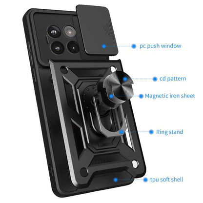 Maska za OnePlus 13R, Techsuit, CamShield, Roza