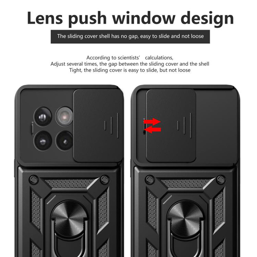 Maska za OnePlus 13R, Techsuit, CamShield, Roza