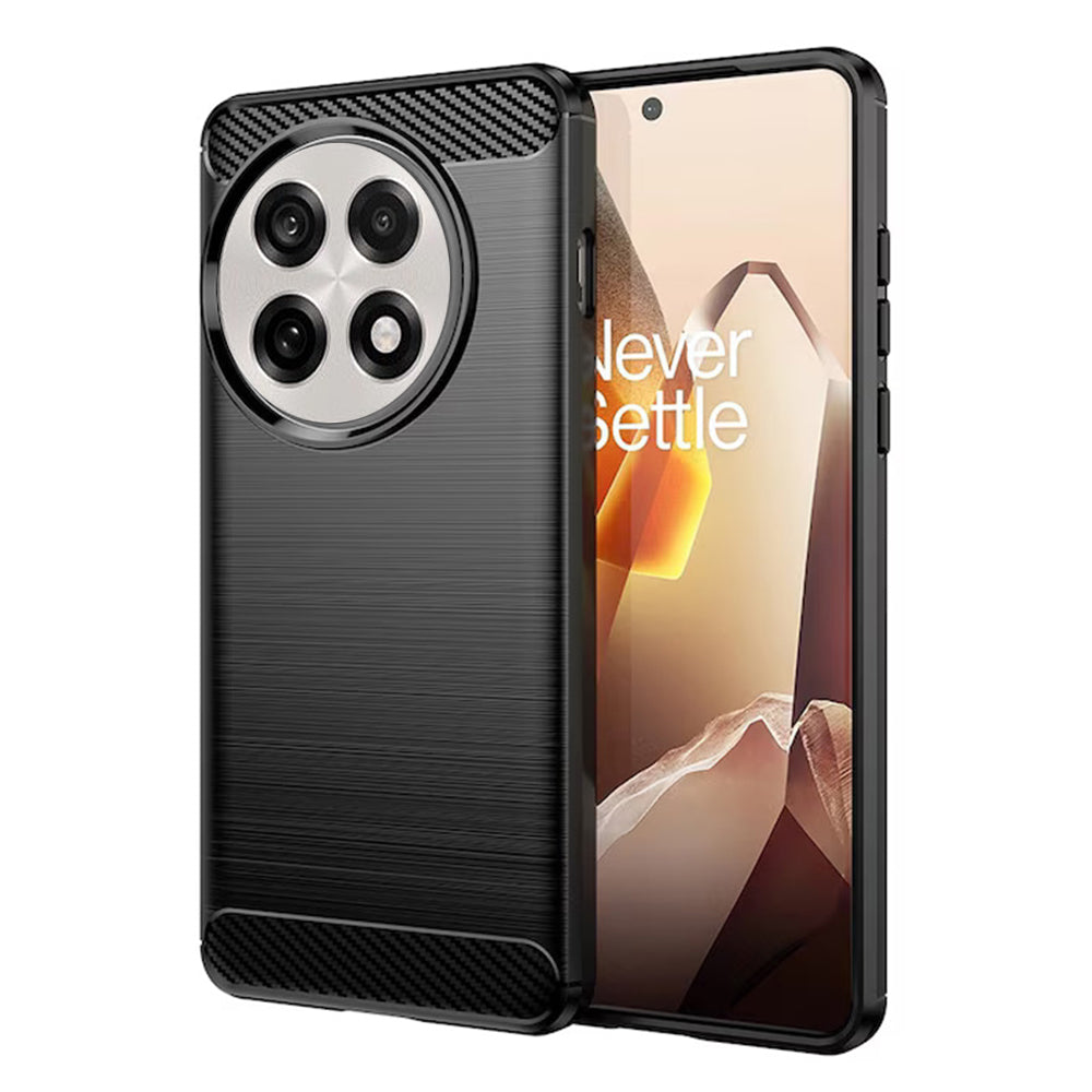 Maska za OnePlus 13R, Techsuit, Karbon, Crna